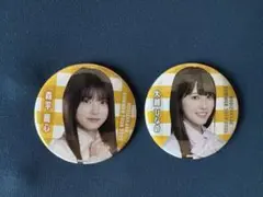 乃木坂46 真夏の全国ツアー2025 缶バッジ 大越ひなの、森平麗心