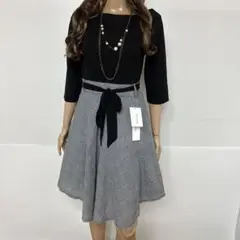 nuna 新品大人気♡デザイン柄ワンピースL