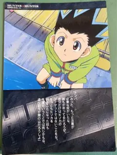 【HUNTER×HUNTER】ゴン　カード　旧アニメ