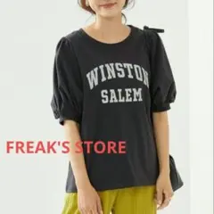 ❗8/10までSALE❗FREAK'SSTOREパフスリーブロゴＴシャツ★五分袖