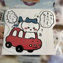 ちいかわ　エンジョイドライブ！カーマグネット　ハチワレねこバンバン