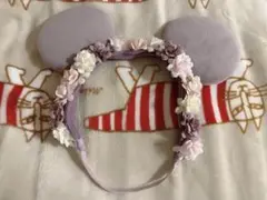 ディズニー ゴムカチューシャ お花