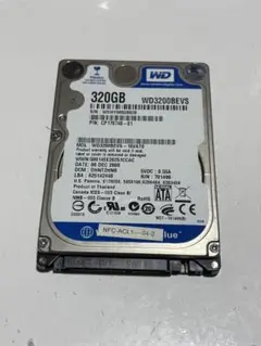 2.5インチ ウエスタンデジタル HDD 320GB 在庫1