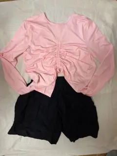 wcj ラッシュガード　速乾ハーフパンツ　2WAYラッシュガード