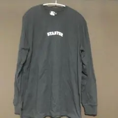 STARTER ブラック ロングTシャツ S 送料込