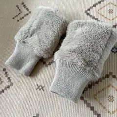 キッズ　ファー手袋