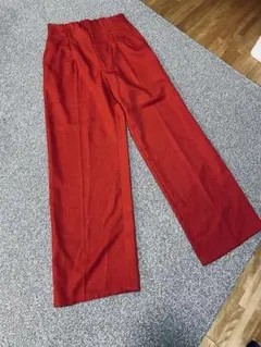 GU レディース　タックパンツ　ワイド　Lサイズ　新品　股下71