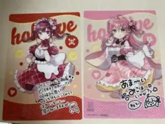 クリアポスター 宝鐘マリン さくらみこ