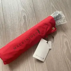 Mackintosh定番折り畳み傘レッド ワンタッチ式新品未使用