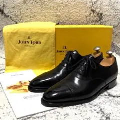美品 旧ロゴ 純正箱ツリー付 ジョンロブ PHILIP フィリップ2 黒 シティ