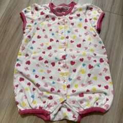 美品　ホットビスケッツ　ロンパース　ミキハウス