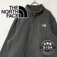 ザ・ノースフェイス ハーフジップ フリース ジャケット グレー 古着