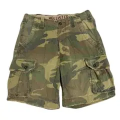 HOLLISTER ホリスター 迷彩 ハーフパンツ カーゴパンツ USA古着