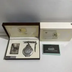 ZIPPO■ジッポー 限定 ミクロン 懐中時計付き 2003年製 no.0024