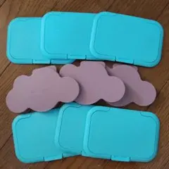 ウェットティッシュ　蓋　おしりふき　青　ピンク　雲