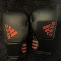 adidas ボクシンググローブ 黒/赤