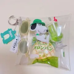 【未使用】ガチャ詰めポーチPEANUTS ☕︎おでかけする☕︎グリーンver