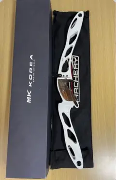 希少 貴重 アーチェリー mk x10 ハンドル 25RH パールホワイト