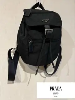 難ありプラダ☆ミニリュックサック ボディバッグ バックパック ショルダー 黒