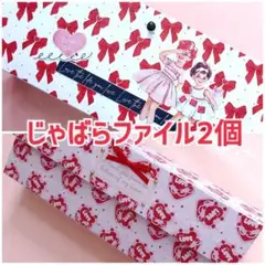 【蛇腹ファイル　2個】　じゃばらファイル　蜂の巣　収納ケース　フレークシール等に