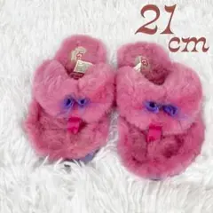 アグ UGG【21】サンダル ボア フェイクファー スリッパ ふわもこ