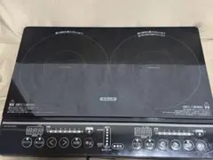 山善　2口IHクッキングヒーター　YEM-W1456(B) 2022年製