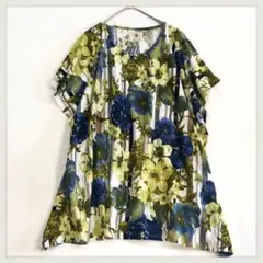 282 チュニック　レディースカットソー　花柄　Bou Jeloud