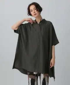 お盆値下げ！LEPSIM レプシィム サラキレポンチョチュニックSS シャツ