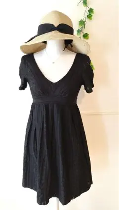 Sale【美品】JILLSTUARTジルスチュアート サマーワンピ 黒 サイズ2