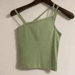 【who's who chico】アシンメトリーカップ付きキャミソール XS