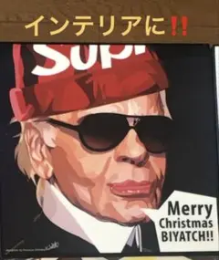 【希少】Stussy カールラガーフェルド 追悼 記念ポスター非売品 Stussy ポスター カールラガーフェルド追悼記念 非売品（希少