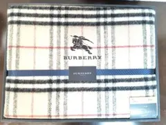新品未使用 BURBERRY ウール100% 西川 日本製