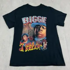 ビギー　BIGGIE ノトーリアス　B.I.G.　Tシャツ　古着　ブラック黒　M