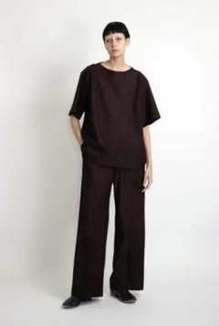 ETHOSENS Boat neck T-shirt