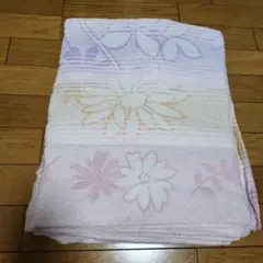 【新品】今治タオル花柄タオルケット