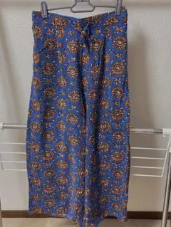 レーヨンワイドパンツ Lサイズ 大柄