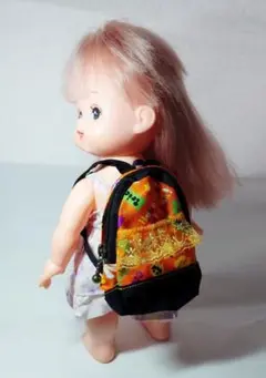 【No.98】リュック ハロウィン柄 ドール用