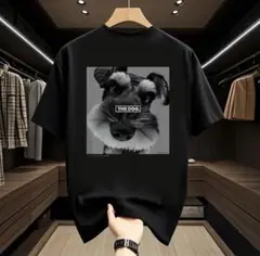 めっちゃ可愛い♪シュナウザーTシャツ　S.M.L.XL.XXL よりお選び下さい