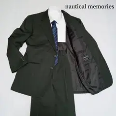 nautical memories カーキ　無地　A5 2タック　スーツ上下