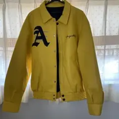 スタジャン L ブラック/イエロー Amazon.co.jp: VISION STREET WEAR ジャケット スタジャン ロゴ