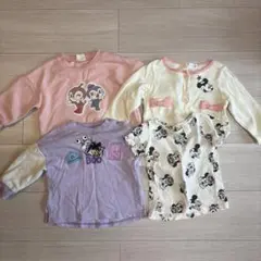 キャラ物（ディズニー他）トップス 4点セット 70-80cm