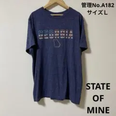 メンズ　USA古着　片面プリント GEORGIA STATE OF MINE