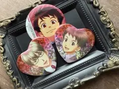 ときメモGS3 紺野＆大迫 缶バッジセット