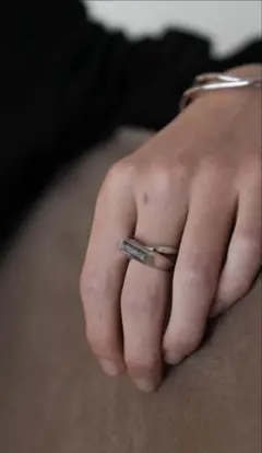 HIGH-END CTHY RING "LARVIKITE"15号