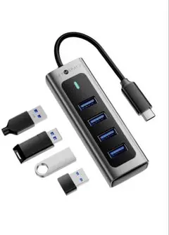 SETMSPACE usbハブ 3.0 4ポート 5Gbps Type-C