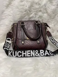 ワインレッド ハンドバッグ 2way ショルダー 通勤 上品 お洒落 1980