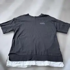 重ね着風半袖Tシャツ