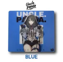 Uncle Panda ガラスマウスパッド ブルー
