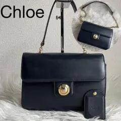 ✨激レア 美品✨Chloe 2way チェーンバッグ レザー ブラック