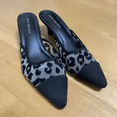 LELIEN PLUS ヒョウ柄 サンダル M